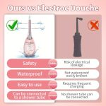 OEM Enema Douche Anti Back-Flow, Amal Douche Connected to Shower Hole,Enema Bulb with 7 Spouts - 图片 6