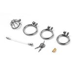 Metal Male Chastity Device Small Stainless Comfortable Cock Cage Adult Game Sex Toy Chastity Device - 图片 6