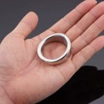 Stainless Steel Male Cock Ring Glans Ring Metal Penis Ring Delayed Ejaculation Increase Stimulation Sex Toys for Men - 图片 6