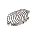 Stainless Steel Penis Ring With Balls Beads Long Wave Men's Chastity Cock Ring BDSM Adult Sex Toys Games for Men Couple - 图片 6