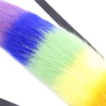 Rainbow Tail - Multi-Colored Bow Tie Anal Plug With Soft Cat Tail Anal Plug - 图片 6