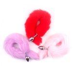 Fox Tail With Stainless Steel Anal Plug, Anal Tail Sex Toys, Butt Plug Anal Stimulator for Women Cospaly-Fox Tail Anal Plug - 图片 6