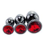 Klein Medium Large Analplug Set Anal Butt Plug Mit Kristall Diamant Buttplug - 图片 6