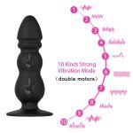 Thrusting Vibrating Anal Sex Toy With 7 Powerful Back Forth Anal Vibrator Patterns Thruster for Anal Sex - 图片 6