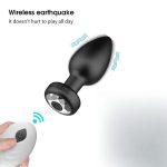 Wholesale 10 Vibration Modes Anal Sex Toys Silicone Prostate Massager for Man Wireless Remote Control Vibrating Butt Plug - 图片 6