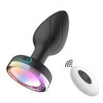 Remote Control Color Change Vibrating Anal Butt Plug Sex Toy Light up Anal Plug for Women With Light Vibrator - 图片 6
