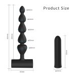 Amazon Hot Sale Prostate Massage Anal Sex Toys Anal Vibrator Butt Plug 7 Mode Silicone Anal Beads Sex Toys for Men Sex Products - 图片 6
