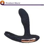 Anal Sex Toy Massage Male Vibrators Penis Ring Wireless Remote Control Anal Gay Butt Plug Erotic Toys Prostate Vibrator - 图片 6
