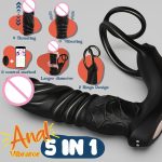 9 Speeds Thrusting Anal Vibrator Men Butt Plug Masturbation G Spot Vibrating Thrust Climax Feeling Adult Toy Anal Plug for Man - 图片 6