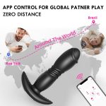 Thrusting Dildo Vibrator Big Butt Plug Anal Vibrator APP Control Male Prostate Massager Anus Sex Toy Vibrators for Men - 图片 6