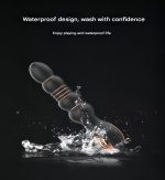Factory Price Sex Toys Male LED Display Silicone Mold 9 Speed Retractable Vibrating Massager Male Prostate Massager - 图片 6