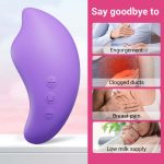 Liquid Silicone Soft Breast Vibrator Sex Toys for Women 10 Vibration Wearable Lactation Massager for Breast Pain Relief - 图片 6