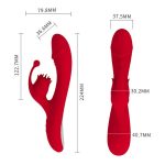 Hot Selling Heating Dildo Vibrator Clitoral Hand Hold Rose Vibrator Clitoris G Spot Vibrator Sex Toys for Women - 图片 6