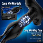 Lile 9 Tension Shock Flapping Thrusting Butt Plug Vestibule Vibrating Sex Toys for Man Massage Gun for Prostate Massager - 图片 6