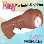 Cheap Artificial Vagina Pocket Pussy Masturbating Real Male Masturbator Silicone Pussy Toys for Men - 图片 6