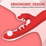 OEM/ODM Tongue Tease Vibrator Females Dual Pleasure G Spot Licking Toy 10 Speed Waterproof Adult Sex Toy - 图片 6