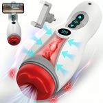 LetRock Sax Toys for Man with 9 Sucking 9 Vibrating Oral Masturbators Cups Heating Penis Pump Adult Sex Toys for Men - 图片 6