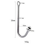 Anal Hook, Solid Single Ball Rope Hook With 2 Replaceable Balls and Ring, Bondage Fetish Toy for Unisex Adult - 图片 6