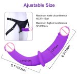 Good Quality New Style Sex Toy Detachable Double Silicone Dildos Realistic Wearable Dildos for Women Lesbian and Couples - 图片 6