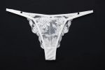 Sweet Adult White Embroidery Floral Cute Lingerie Set Underwire Bra With Adjustable Strap Panty Brief Set for Nightwear - 图片 6