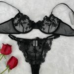 Factory Direct Sale Chemise Panty and Bra Floral Lingerie Attractive Sexy Lady Underwear - 图片 6