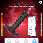 App Control Anal Plug Vibrator Sex Toy for Men Women Other Sex Products 7 Thrusting Vibrating Modes Prostate Butt Plug - 图片 6