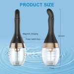 3 ModesAutomatic Electric 12oz Douche Enema Bulb Douche Waterproof Silicone Cleaner for Men Women Personal Health Care - 图片 6