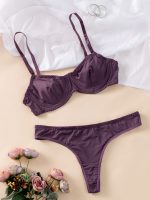 Cheap Price Adult Sexy Sport Black Underwear Sleepwear Brief Panty Set Many Colors - 图片 6