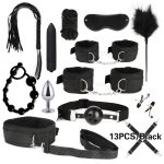 SM Nipple Pliers Whip Leather Sex Exotic Toy Bdsm Set Adult Hand Cuffs Kit Handcuffs for Couples Bondage Gear - 图片 6