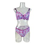 Manufacturer's Women's Sexy Three-Piece Set Black Eyelash Lace Bikini Bra and Thongs for Summer Erotic Lingerie - 图片 6