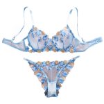 Factory Hot Sale Women's Sexy Lace Erotic Lingerie Set XL Cup Size Lncludes Bra and Panties Sexy Underwear Set - 图片 6