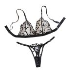 Women's Sexy Lace Erotic Lingerie Set Summer Underwear with Bra and Panties Women's Lingerie - 图片 6