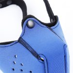 PU Leather Dog Hood,Head Harness Headgear Leather Costume Bondage Maskes,Halloween Restraint Hood Black Mouth Gag - 图片 6