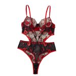 2025 Hot Sale Sexy Lingerie for Fine Women Embroidery Fairy Exotic Sets Sensual Fantasy Lace Outfits Open Front Lingerie Set - 图片 6