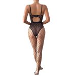 European & American Bestsellingr Mesh Paneled Sexy Lingerie - Tempting Cutout Sheer Backless Bodysuit - 图片 6
