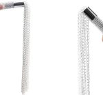 SM BDSM Metal Diamond Handle Chain Whip Flogger Flirting Fantasy Fetish Hand Paddle Flirting Fantasy Restraint Bondage Gear - 图片 6