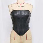 Gothic-style Corset with Zipper Fishbone, Slimming Waist and Body-shaping Top with Waist Seal - 图片 6