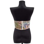 A New Style of European and American Court Corset with a Belt for Tummy and Waist Cinching, Printed Belt and Zipper Shaping Top - 图片 6