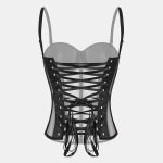 Soft Steel Coil Bra, Vest Style, Steel Frame Shaping Underwear, Mesh, Strapless, Slimming, Waistband, Vest Strap - 图片 6