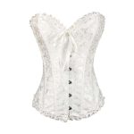 This Form-fitting and Shaping Top Is Fitted with Lace-trimmed Bony and Sexy Strapless Cut-out, Backless and See-through Straps - 图片 6