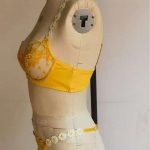 A New Two-piece Set of Halter Lace Mesh See-through Embroidered Lace with Triangle Pants and Sexy Underwear - 图片 6