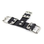 Fetish Sex Toy for Couple Adult Game Bdsm Bondage Metal Nose Hook Nose Clip With Neck Collar SM Leather Harness Restraint Collar - 图片 6