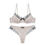 French Sexy Lace-trimmed Tight-fitting Underwear, Large Bust, Small Look, Anti-sagging Sexy Underwear Bra Set - 图片 6