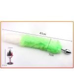 Fox Tail With Stainless Steel Anal Plug, Anal Tail Sex Toys, Butt Plug Anal Stimulator for Women Cospaly-Fox Tail Anal Plug - 图片 7