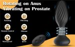 Silicone Anal Vibrator Prostate Massager With Remote Control Vibrating Butt Plug for Women - 图片 7