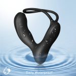 Powerful Vibrating Double Rings Cock Ring Male Longer Lasting Erection Enhancing Female Clit Stimulate Sex Toys Adult Couple - 图片 7