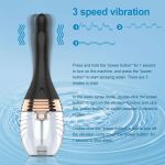 Wholesale New Electric 3 Speed Vibration Water Spray Vibrating Backyard Cleaner Adult Syringe Anal Plug Sex Toy Enema - 图片 7