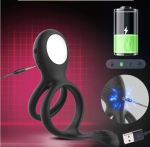 Vibrating Dual Penis Ring Vibrator With 7 Vibration Stretchy Cock Rings Sex Toys Box for Man Couples Play Prostate Massager - 图片 7
