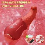 10 Licking Tongue G Spot Vibrator Dildo Rose Sex Toys 10 Vibration Mode Sex Toy Box for Women Anal Nipple Toys - 图片 7