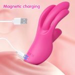 US Warehouse Dropshipping Vibration Adult Silicone Vibrator Flapping Patterns G Spot Clitoral Stimulator Women Finger Vibrator - 图片 7